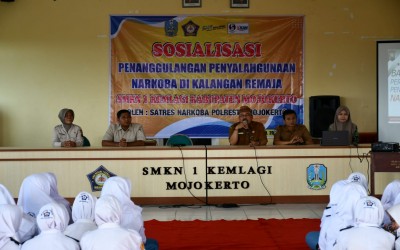 Sosialisasi Narkoba SMK Negeri 1 Kemlagi