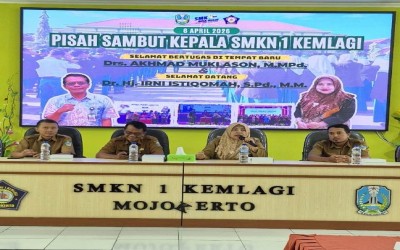 Pisah Sambut Kepala Sekolah SMKN 1 Kemlagi.