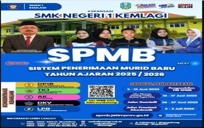 SPMB SMKN 1 Kemlagi TP 2025/2026